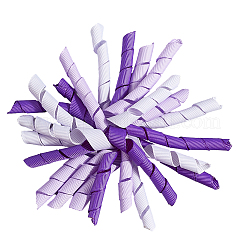 Selbstklebendes Geschenkpapier-Accessoire aus gelockten Polyesterschleifen&nbsp;DIY-WH20013-58B