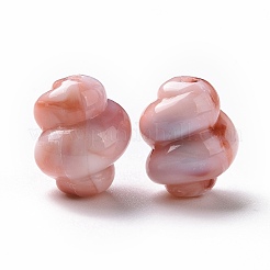 Perle acriliche opache bicolore&nbsp;OACR-P013-31D