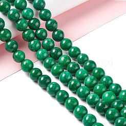 Natürlicher weißer Jade-Perlenstrang&nbsp;G-E141-03A