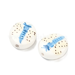 Perles en porcelaine manuelles&nbsp;PORC-G014-01E