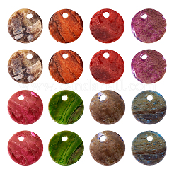 160 Stück 8 Farben natürliche Akoya-Muschel-Anhänger&nbsp;BSHE-TA0001-02