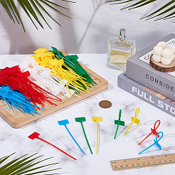 500 Stück 5 Farben Nylon-Etikettenkabelbinder&nbsp;FIND-GO0004-33