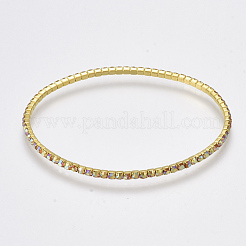 Messing Klaue Kette Stretch-Armbänder&nbsp;BJEW-T010-03G-08
