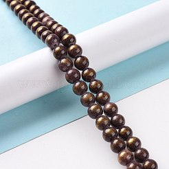 Chapelets de perles en jade Mashan naturel&nbsp;G-F670-A28-8mm