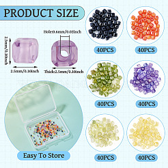 240 Stück 6 Farben Zirkonia Perle&nbsp;ZIRC-TA0001-27