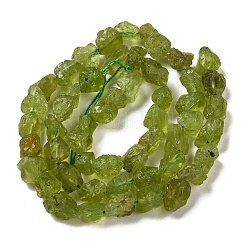 Rohe grobe natürliche Olivenquarz-Perlenstränge&nbsp;G-I283-G07-02