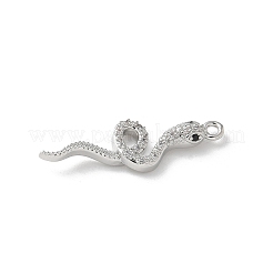 Pendentifs en laiton zircon cubique transparent&nbsp;KK-S505-03P-02