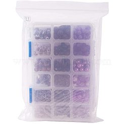 Perles en verre de style mixte&nbsp;DIY-NB0001-14