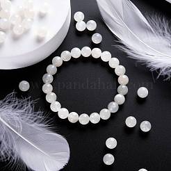 Perle di pietra di luna bianca naturale da 100 pz 8 mm&nbsp;DIY-LS0002-19