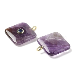 Natürlichen Amethyst Edelsteinanhänger&nbsp;G-H318-02G-07