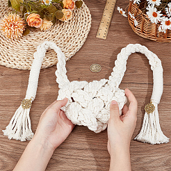 Corsages de poignet en cordon de coton macramé pour mariage&nbsp;DIY-OC00003