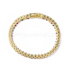Tennisarmband aus Zirkonia&nbsp;BJEW-L652-24G-01