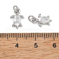 Shegrace Messing-Anhänger mit klaren Zirkonia&nbsp;XGRQ2O138-417P