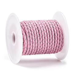 Vachette cordon tressé en cuir&nbsp;NWIR-N005-01Q-4mm