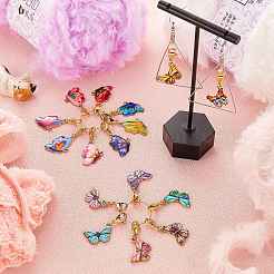 Décoration pendentif émail en alliage&nbsp;HJEW-SW00027-01