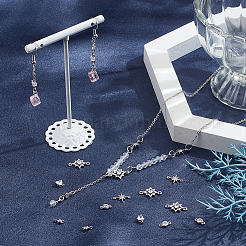 20 Stück 5 Stile Messing Micro Pave klare Zirkonia Verbinder&nbsp;KK-ME0001-84