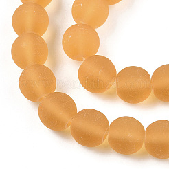 Chapelets de perles en verre transparente  &nbsp;GLAA-T032-T8mm-MD08
