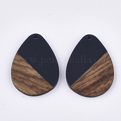 Colgantes de resina y madera de nogal&nbsp;X-RESI-S358-95A