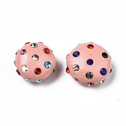 Polymer Ton Strass Perlen&nbsp;RB-S056-27F
