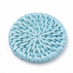 Spruzzo fatto a mano canna dipinta / perle intrecciate in rattan&nbsp;WOVE-N007-02C