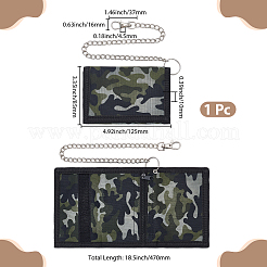 Kartenetui aus Polyester mit abnehmbaren Ketten&nbsp;AJEW-CY0003-19A