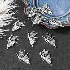 Tibetischer stil Aluminium Anhänger & Charms&nbsp;TIBEP-12940-AS-FF