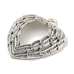 Tibetischer stil Aluminium Anhänger & Charms&nbsp;TIBE-Q098-09B