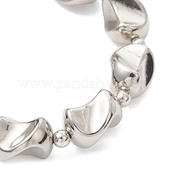 Bracelets extensibles en perles de plastique CCB pour femmes&nbsp;BJEW-JB13007