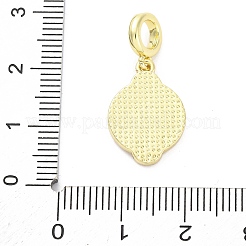 Europäische Saint-Anhänger aus Messing&nbsp;KK-D325-26G-02