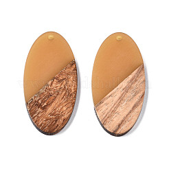 Colgantes de resina y madera de nogal&nbsp;RESI-S389-071A-A01