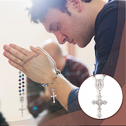 DIY Rosenkranz Perlen Stil Halsketten Armband Herstellung Finding Kit&nbsp;DIY-PH0021-63