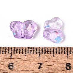 Perline acriliche trasparenti verniciate a spruzzo&nbsp;OACR-N149-01E