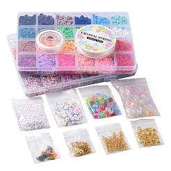 Kit de fabrication de collier bracelet heishi diy&nbsp;DIY-YW0006-75