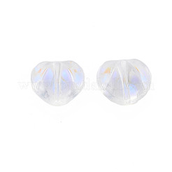 Placcare perle di vetro trasparenti&nbsp;GLAA-T022-24-B01