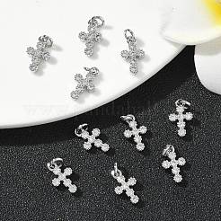 Shegrace Messing-Anhänger mit Mikropavé-Fassung aus Zirkonia&nbsp;XGRQ3D036-491P