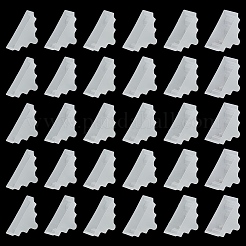 60 pièce de protection d'angle de meuble triangulaire en plastique&nbsp;AJEW-BC0007-84B