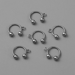 Ohrmanschetten-Beschläge aus 304 Edelstahl&nbsp;FIND-WH0110-492P