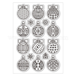 Klarsichtstempel aus PVC-Kunststoff&nbsp;DIY-WH0631-0423