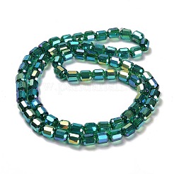 Chapelets de perles en verre électroplaqué&nbsp;EGLA-D030-19F