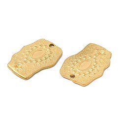 Placcatura ionica (ip) 304 impostazioni cabochon pendente in acciaio inossidabile&nbsp;STAS-E182-22G