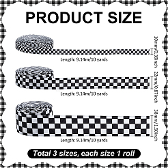 3 rouleau de rubans en polyester de 3 styles&nbsp;OCOR-PH0007-14B