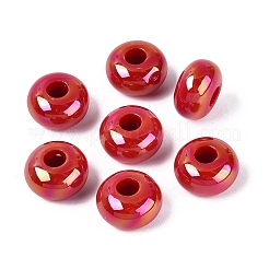 Perles européennes opaques en acrylique pour la fête de l'indépendance&nbsp;OACR-E033-19M1