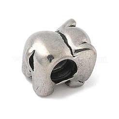 304 Edelstahl-Europäische Perlen&nbsp;STAS-S183-04A-AS
