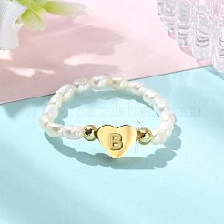 Bagues en perles d'eau douce naturelles et perles en acier inoxydable 304&nbsp;RJEW-FS00001-02