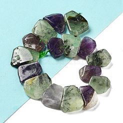 Natürliche Prehnit- und Amethystperlenstränge&nbsp;G-P528-K08-01