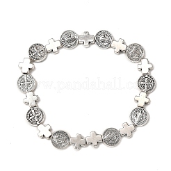 Braccialetti elastici in lega di perline in stile tibetano per uomo e donna&nbsp;BJEW-JB12284