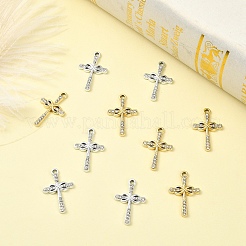 Pendenti con strass in lega da 10 pezzo&nbsp;FIND-YW0007-83G