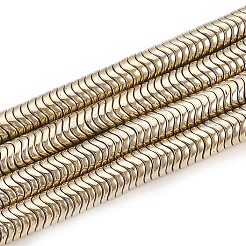Electroplate non magnetici ematite sintetico fili di perline&nbsp;G-T061-177