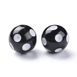 20 mm stämmig Kaugummi Acryl runde Perlen&nbsp;X-SACR-S146-20mm-09
