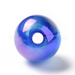 Placcatura uv perline acriliche iridescenti arcobaleno&nbsp;OACR-C010-05E